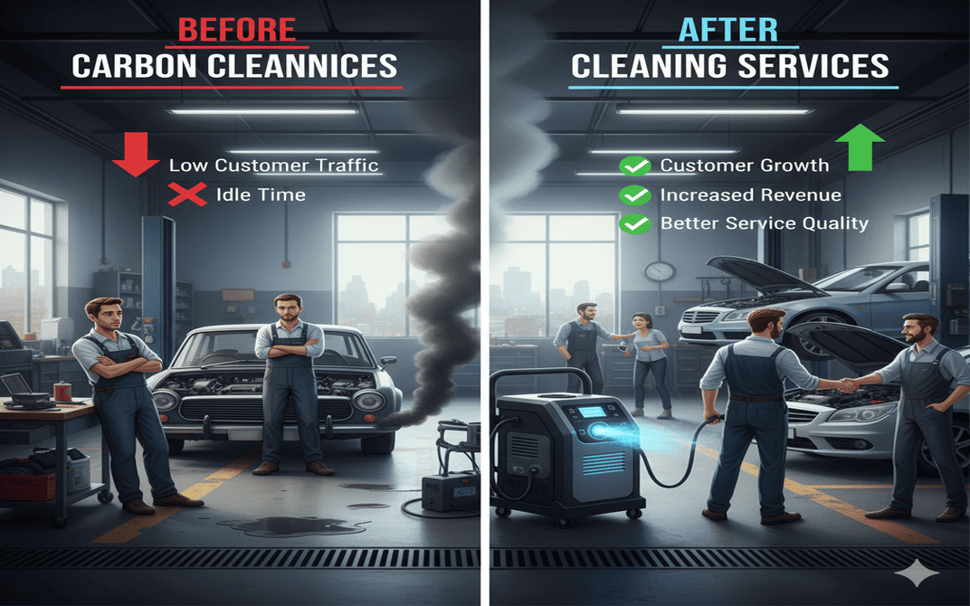  Case Study: Garage Success Story with Carbon Cleaning